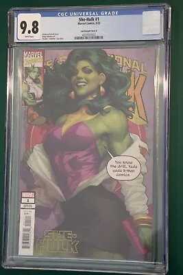 Buy She-Hulk (2022) #1 Artgerm Stanley Lau Variant CGC 9.8 Pristine Clear Case • 55.20£
