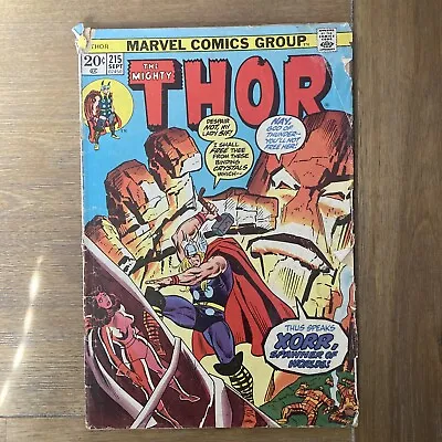 Buy Thor #215 -Origin Of Xorr The God • 15.83£