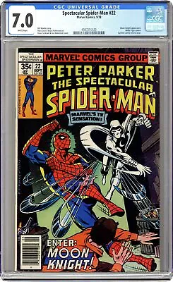 Buy Spectacular Spider-Man Peter Parker #22 CGC 7.0 1978 4087251020 • 64.65£