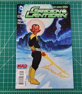 Buy Green Lantern #30 (2014) NM 1:25 Incentive Variant Mad Magazine Sinestro New 52 • 23.78£