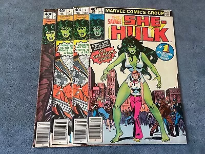 Buy The Savage She-Hulk #1-3 1980 Marvel Comic Book Lot Newsstand Mid Low Grade • 47.96£