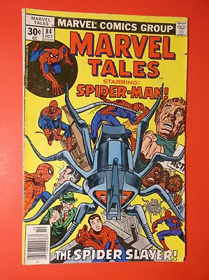 Buy Marvel Tales # 84 - Vg- 3.5 - Spider-man - 1977 Spider Slayer  • 2.80£