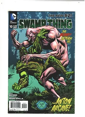 Buy Swamp Thing #10 NM- 9.2 DC Comics 2012 New 52 Scott Snyder,Francesco Francavilla • 1.43£
