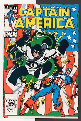 Buy Captain America #312, FN/VF, 1st Appearance Flag Smasher, Marvel Comics, 1985 • 15.98£