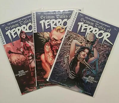 Buy Zenescope Grimm Tales Of Terror #11 Valentine's Special A B C 3 Cover Var Set • 11.91£