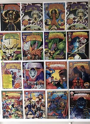 Buy Malibu Comics Protectors Comic Book Lot Of 16 Issues • 25.10£