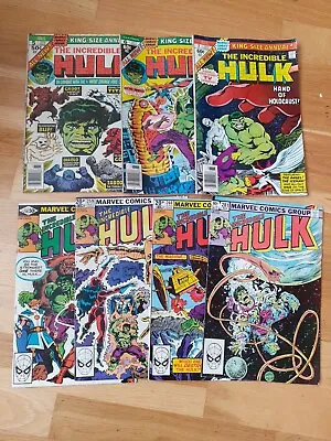 Buy The Incredible Hulk Comic No 5,6,7,258 259,260,281 Bundle • 4.20£