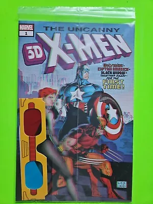 Buy Uncanny X-Men 3D #1 Jim Lee XMEN #268 Homage Cover SEALED Polybag & 3D Glasses  • 11.79£