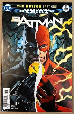 Buy Batman #21 - Non-lenticular Cover - The Button - First Print - Dc Comics 2017 • 7.99£