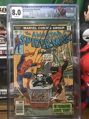 Buy AMAZING SPIDER-MAN #162 | CGC 8.0 | Marvel 1976 | 1st App. Jigsaw | Romita Cover • 87.11£