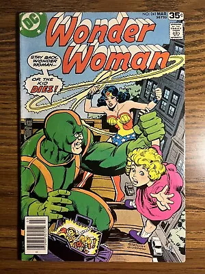 Buy Wonder Woman 241 Gerry Conway Story 1st App Of Bouncer Dc Comics 1978 Vintage • 11.84£