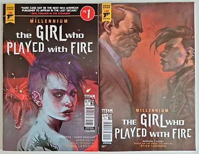 Buy Comic Book Millennium The Girl Who Played With Fire #1 #2 Hard Case Crime (B&C) • 14.99£