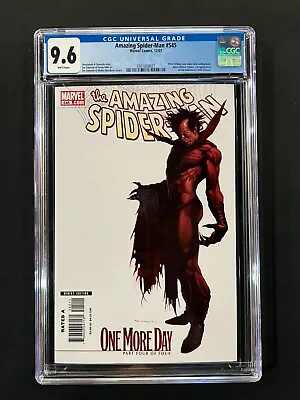 Buy Amazing Spider-Man #545 CGC 9.6 (2007) - One More Day, Part 4 Of 4 • 35.56£