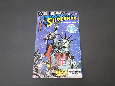 Buy Vintage 1990 The Adventures Of Superman Comic #465 • 1.57£