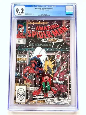 Buy AMAZING SPIDER-MAN #314 CGC 9.2 (1989) Todd McFarlane Winter Cover • 35.98£