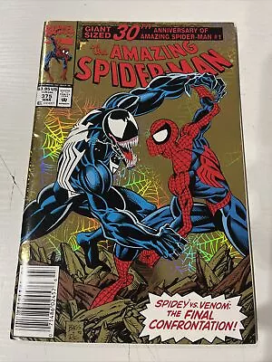 Buy The Amazing Spider-Man #375 Giant Sized 30th Anniversary Issue Newsstand Variant • 8.79£