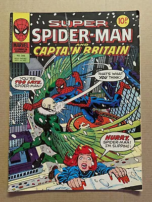 Buy Super Spider-Man And Captain Britain No 240, September 13th 1977, FREE UK POST • 6.99£