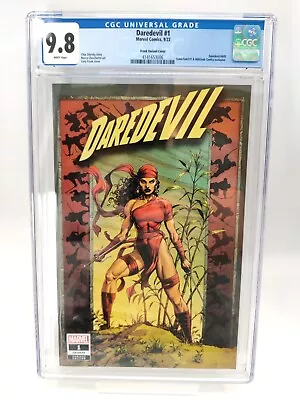 Buy Daredevil #1 Frank Variant Cover CGC 9.8 Marvel Comics 9/22 ComicTom101 • 78.98£