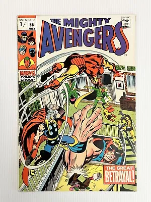 Buy The Mighty Avengers #66 1969 FN/VF 1st Ultron-6 1st Adamantium Pence Copy • 48£