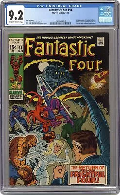 Buy Fantastic Four #94 CGC 9.2 1970 4369943014 • 505.99£