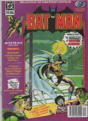 Buy BATMAN Monthly #18 1989 London Editions • 8£