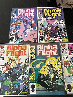 Buy Marvel Comics Alpha Flight Lot #33, 33, 34, 35, 36 • 6.72£