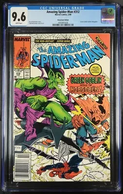 Buy Amazing Spider-Man 312 (Marvel 1989) - CGC 9.6 - White Pages!! Newsstand • 92.48£