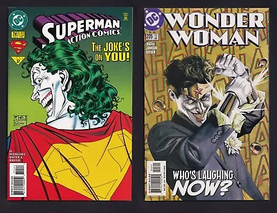 Buy Action Comics #714 1995 & Wonder Woman #205 2004 Jokerized Superman/Wonder Woman • 7.90£