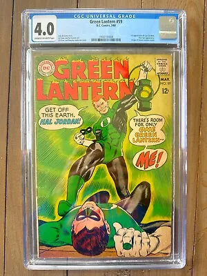 Buy Green Lantern #59 Cgc 4.0 Origin Retold 1st Guy Gardner Abin Sur Gil Kane • 239.86£