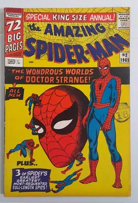 Buy Amazing Spiderman 2 Uk Version 1965 Marvel Annual • 75£