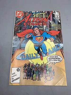 Buy Action Comics #583 Superman  Man Of Tomorrow  KEY Alan Moore Last Issue • 40.17£
