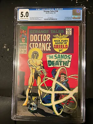 Buy Strange Tales #158 CGC 5.0| 1st Living Tribunal Marvel Comics 1967 • 185£