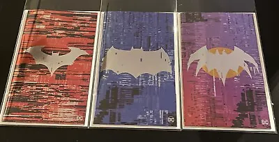 Buy Batman #139 140 & 141 FOIL Logo Symbol Cover SET Lot 2024 DC COMICS • 19.75£