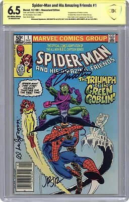 Buy Spider-Man And His Amazing Friends 1N Newsstand CBCS 6.5 SS 1981 • 135.92£