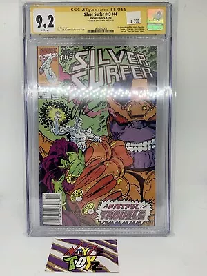 Buy Silver Surfer (1987) # 44 CGC 9.2 Newsstand SS Jim Starlin 1st Infinity Gauntlet • 157.75£