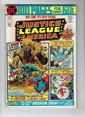 Buy Justice League Of America # 113 DC Comics 100 Page Giant Oct 1974 VG+ • 9.95£