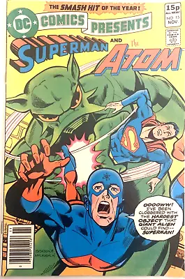 Buy Dc Comics Presents # 15.superman & Atom. November 1979.  Vfn- 7.5 • 6.99£