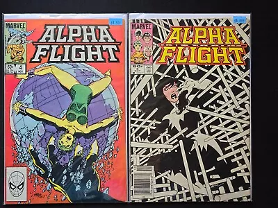 Buy (LOT 2) Alpha Flight #s 3 & 4 Marvel Comics 1983 • 3.98£