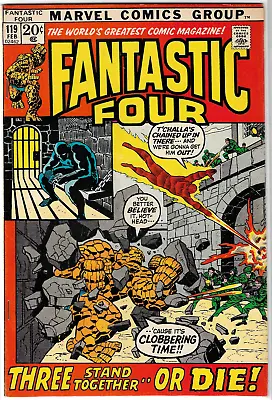 Buy Marvel Comics Fantastic Four (1972) #119 Black Panther Changes Name • 12.84£