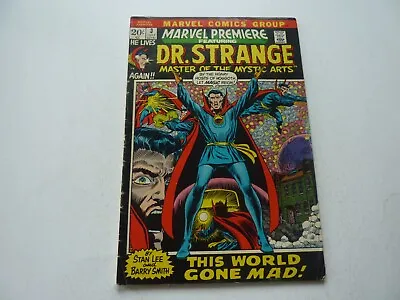 Buy Marvel Premiere Featuring Dr. Strange #3  July 1972   Cool Classic    Vg 4.0 • 23.94£