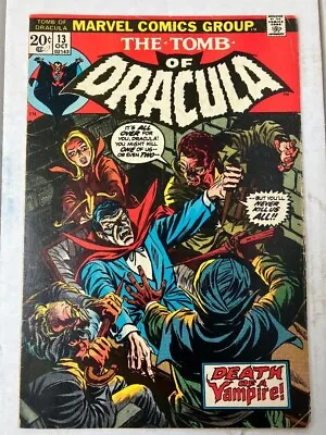Buy Tomb Of Dracula #13 Comic Book 1st App Deacon Frost 3rd App Blade Origin 1973  • 80.33£