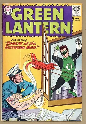 Buy Green Lantern 23 VG- Kane/Anderson Cover! Origin + 1st Tattooed Man 1963 DC U918 • 17.52£