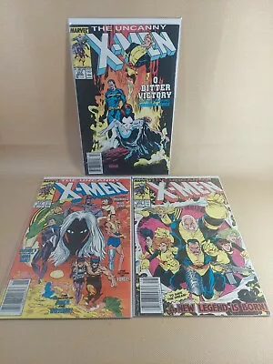 Buy Uncanny X-Men Marvel Comic #253, 254, 255 9.0 (VF/NM) Or Better... • 19.98£