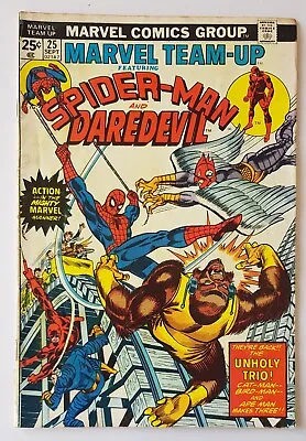 Buy Marvel Team Up #25, Marvel Comics 1974, MVS Intact, Lower Grade, Bronze Age • 4.99£