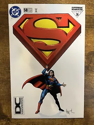 Buy Superman: The Man Of Steel 58 Rare Dc Logo Variant Dc Comics 1996 • 7.16£