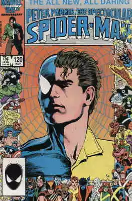 Buy Spectacular Spider-Man, The #120 FN; Marvel | 25th Anniversary Frame - We Combin • 6.77£