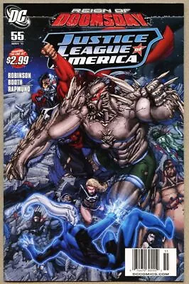 Buy Justice League Of America #55-2011 Nm- 9.2 Newsstand Variant Cover DC Comics • 11.83£