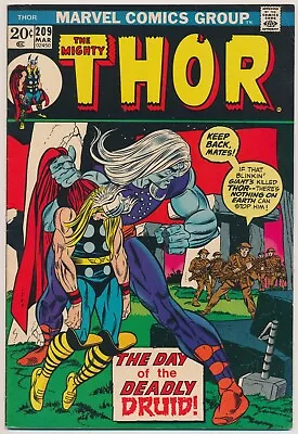 Buy The Mighty Thor #209 Comic Book - Marvel Comics! • 17.35£