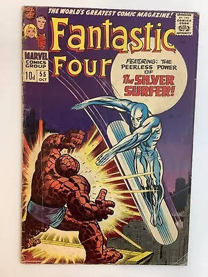 Buy Fantastic Four #55 (1966) Stan Lee / Jack Kirby (Good) • 40£
