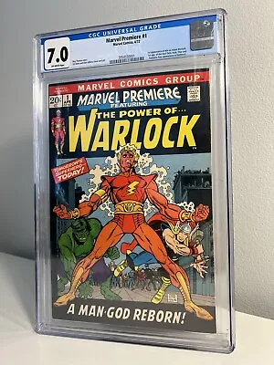 Buy MARVEL PREMIERE #1 CGC 7.0 Marvel Comics 4/72 1st Appearance Of Adam Warlock • 200.14£